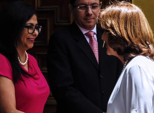 Delcy Rodríguez y Holguín