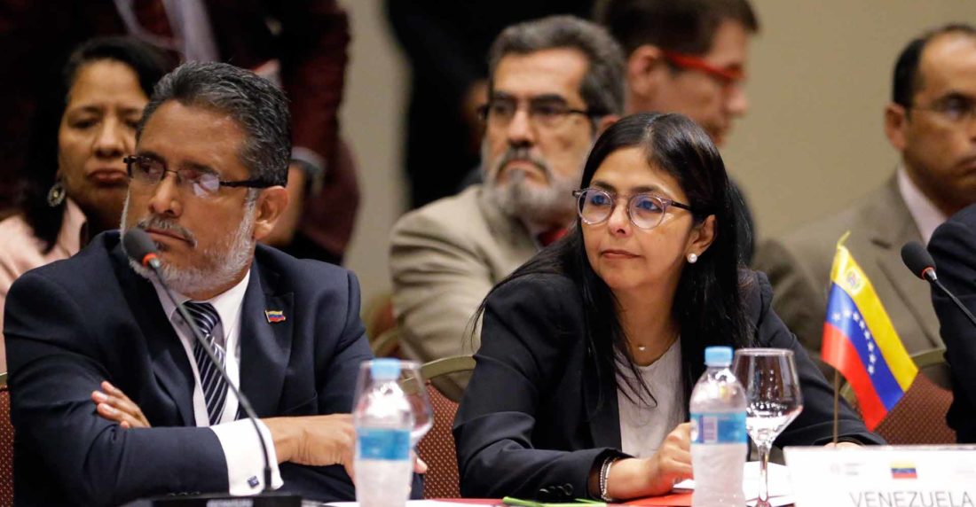 Héctor Constant y Delcy Rodríguez