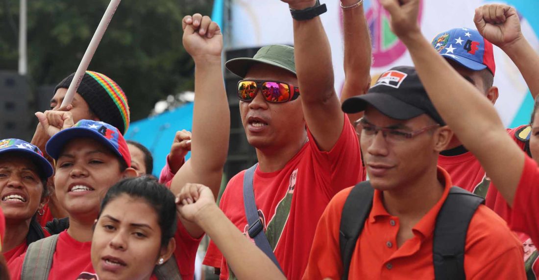 Chavismo se moviliza en Caracas