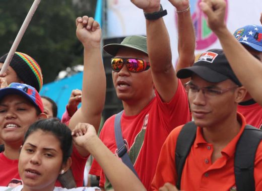 Chavismo se moviliza en Caracas