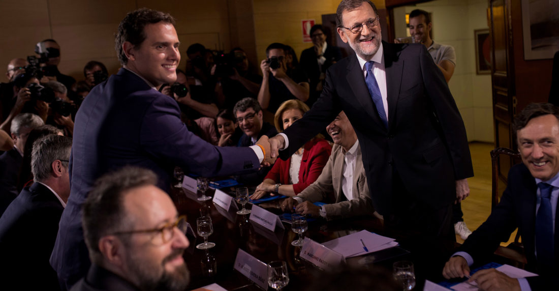 Mariano Rajoy y Albert Rivera