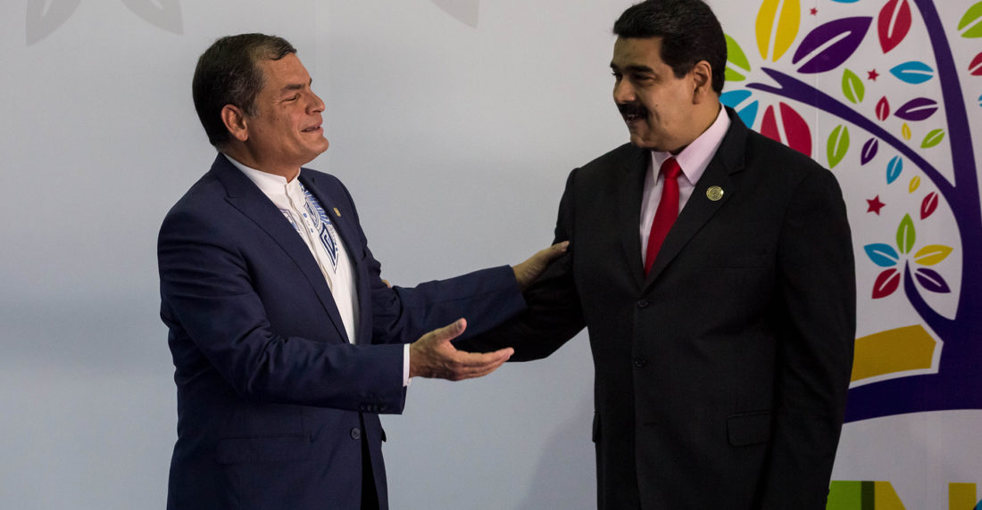 Rafael Correa Nicolás Maduro