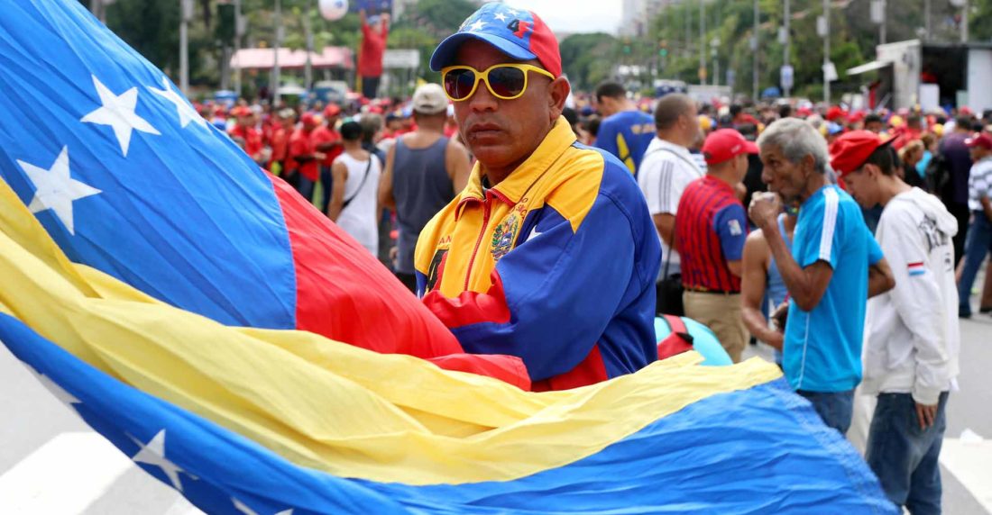 Chavismo se moviliza en Caracas