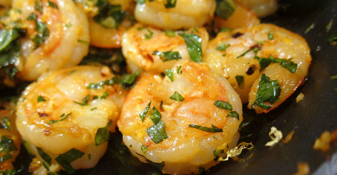 gambas, camarones, ajillo, caius apicius