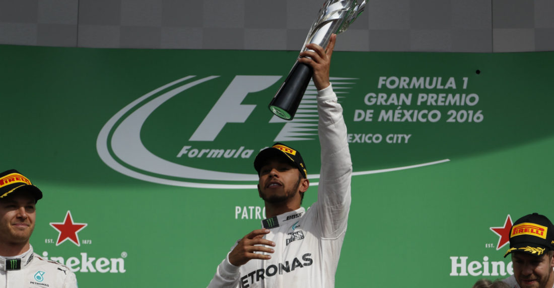 Lewis Hamilton ganó el GP de México