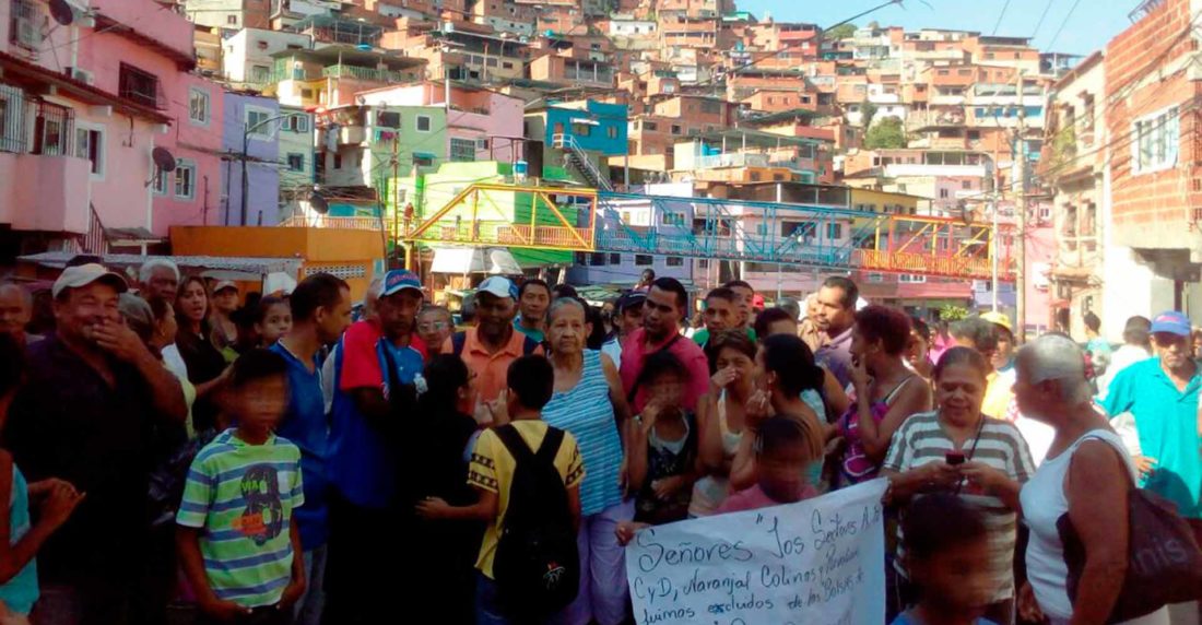 Vecinos de la Cota 905 protestan por los CLAP