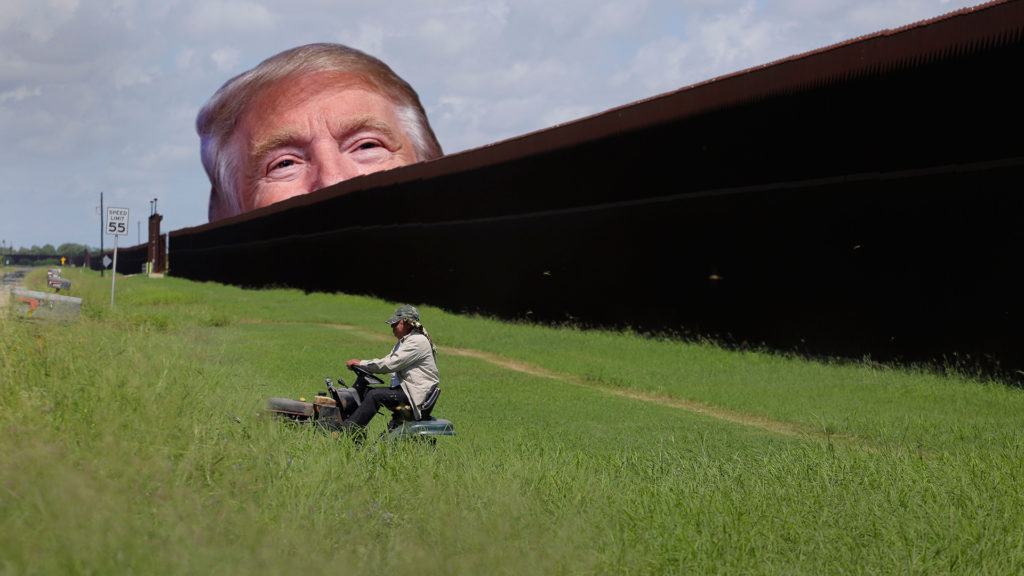 Trump en el Muro