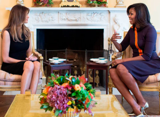 Melania Trump y Michele Obama