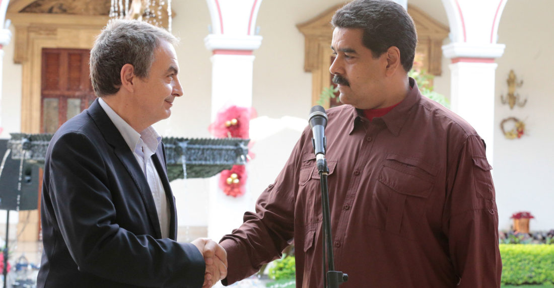 Zapatero y Maduro
