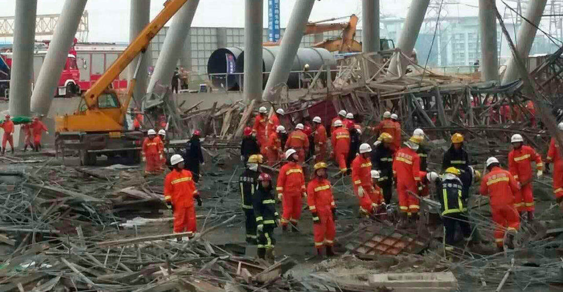 Derrumbe en China