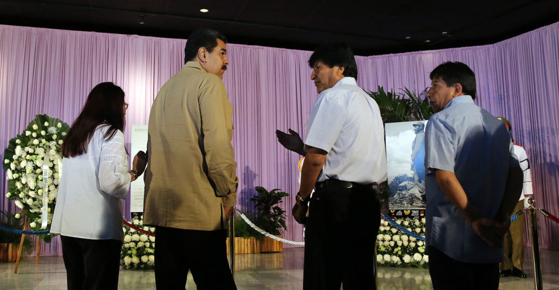 Nicolás Maduro y Evo Morales en Cuba