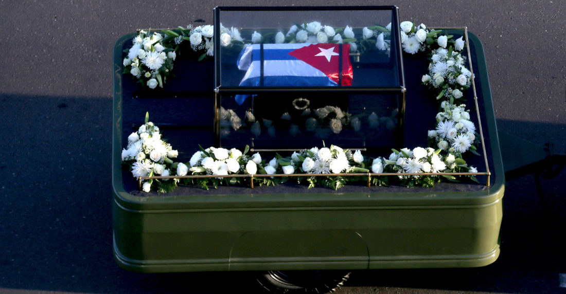Cenizas de Fidel Castro