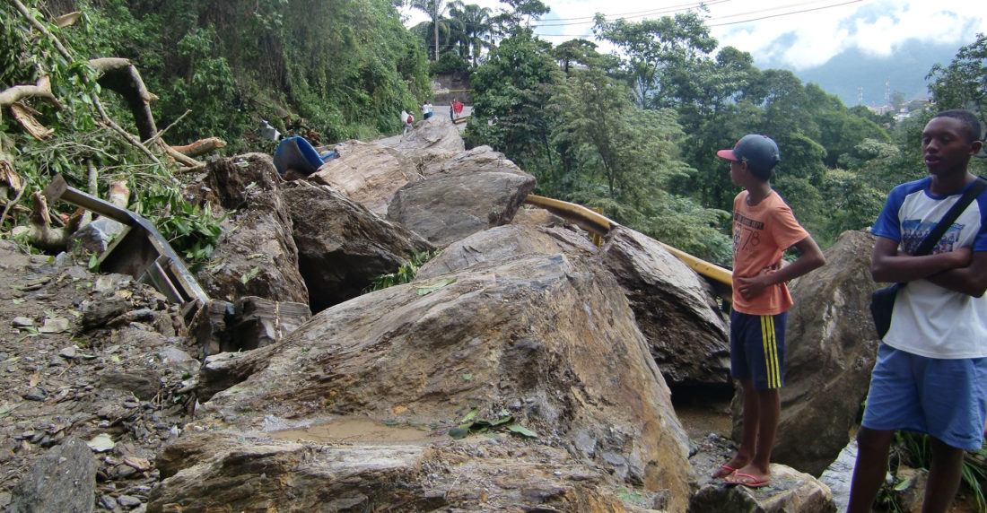 Lluvias en Petare