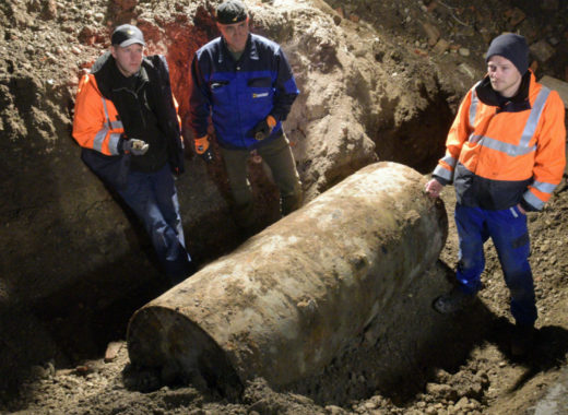 Bomba de la II Guerra Mundial en Alemania