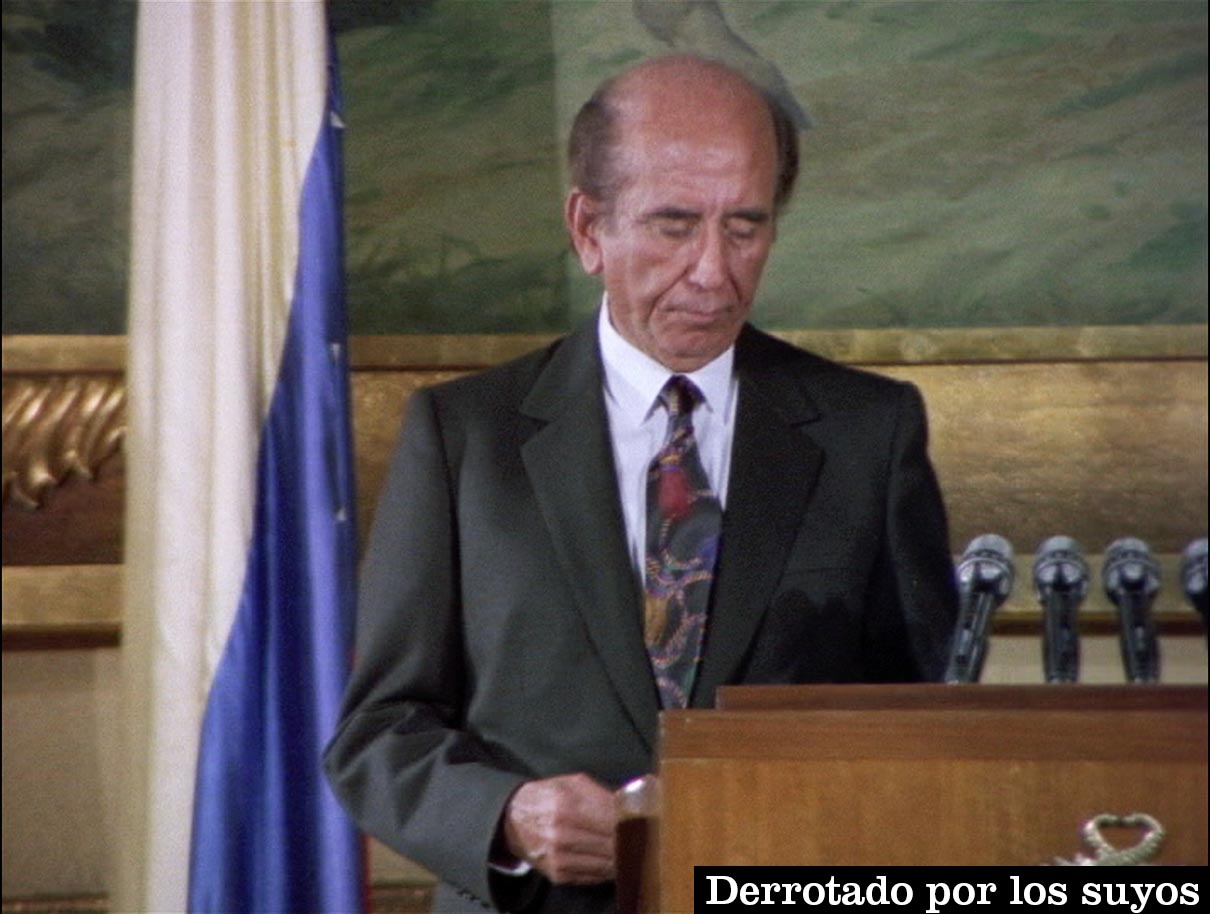 CAP en el podio triste