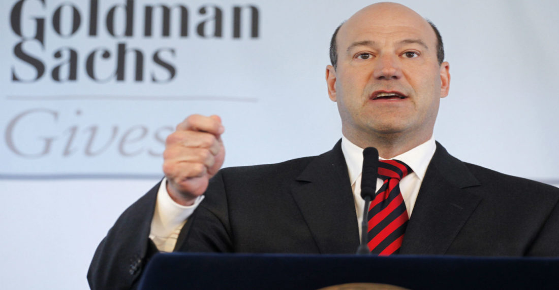 Gary Cohn Goldman Sachs