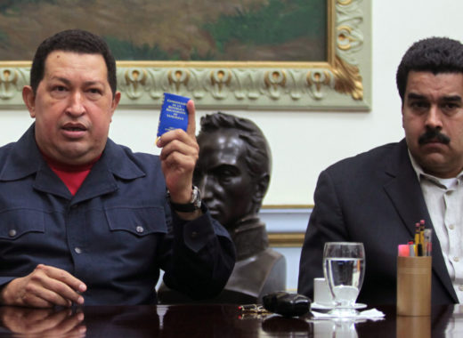 Chávez y Maduro