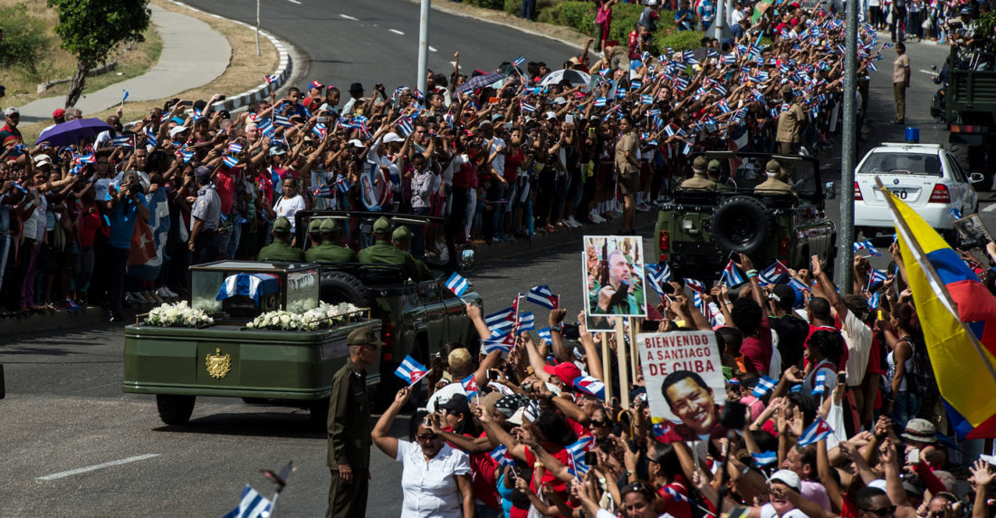 Restos mortales de Fidel Castro