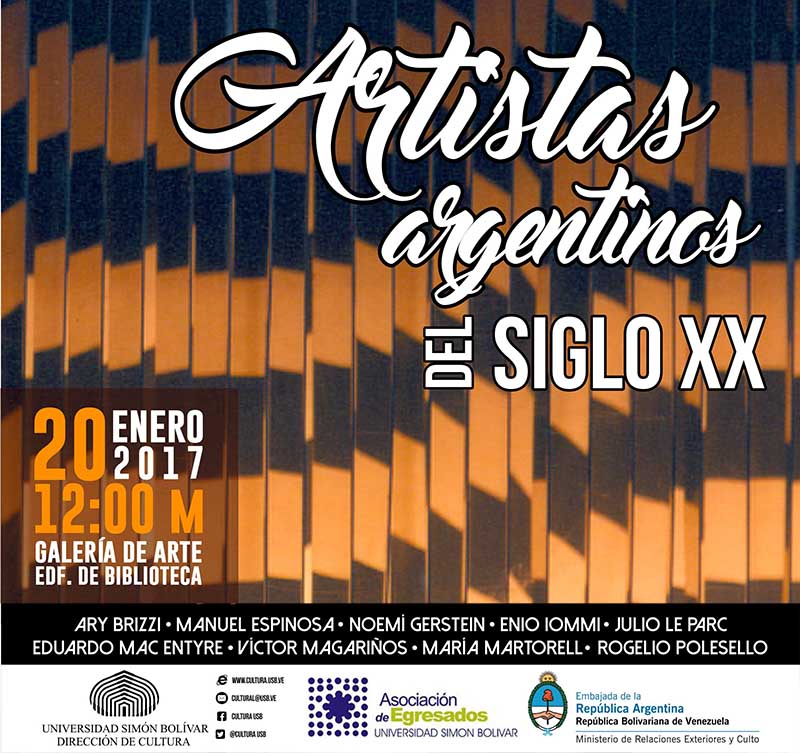 Artistas Argentinos Siglo XX Exposición USB