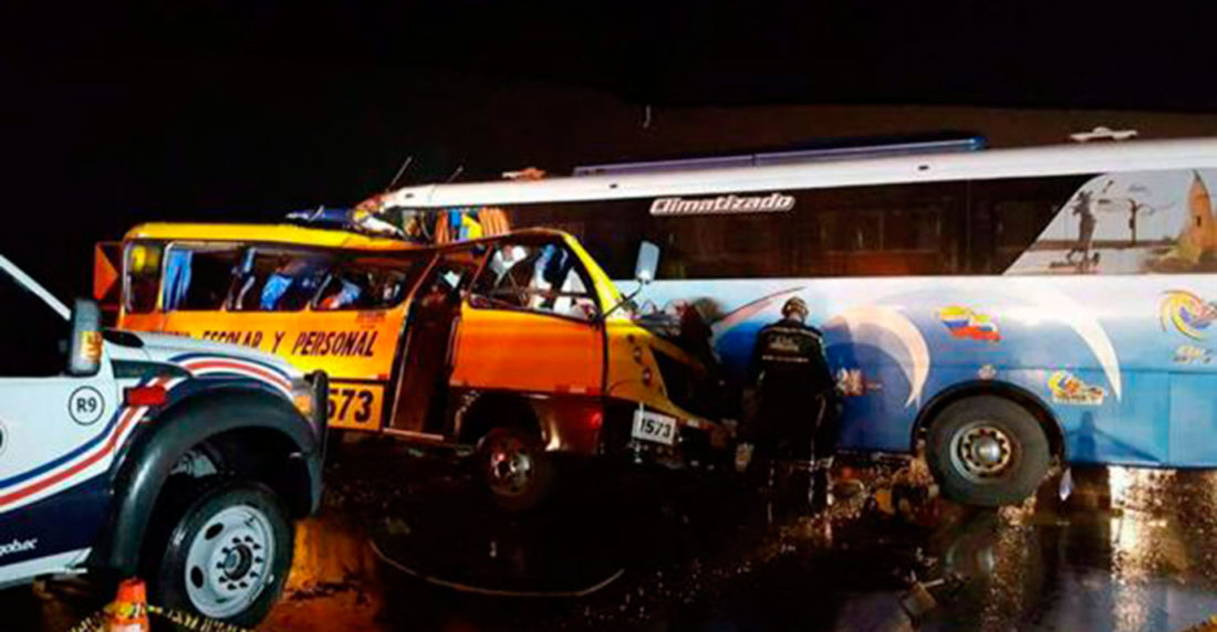 Accidente de tránsito en Ecuador