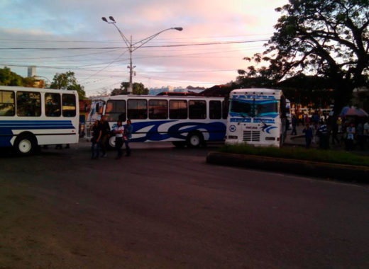 Protesta de transportistas