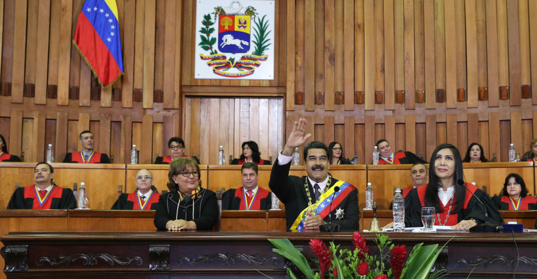 Nicolás Maduro en el TSJ