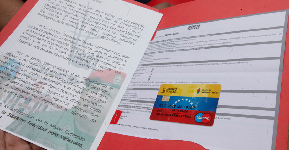 Tarjeta Hogares de la Patria
