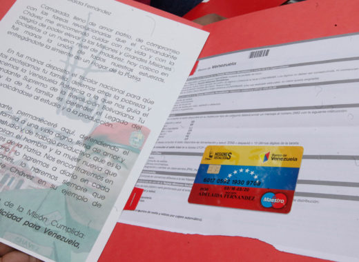 Tarjeta Hogares de la Patria