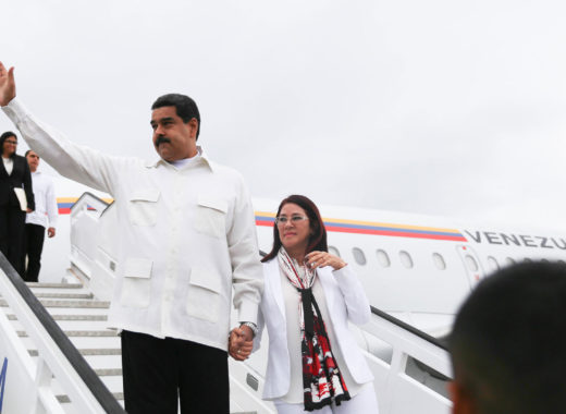 Nicolás Maduro y Cilia Flores