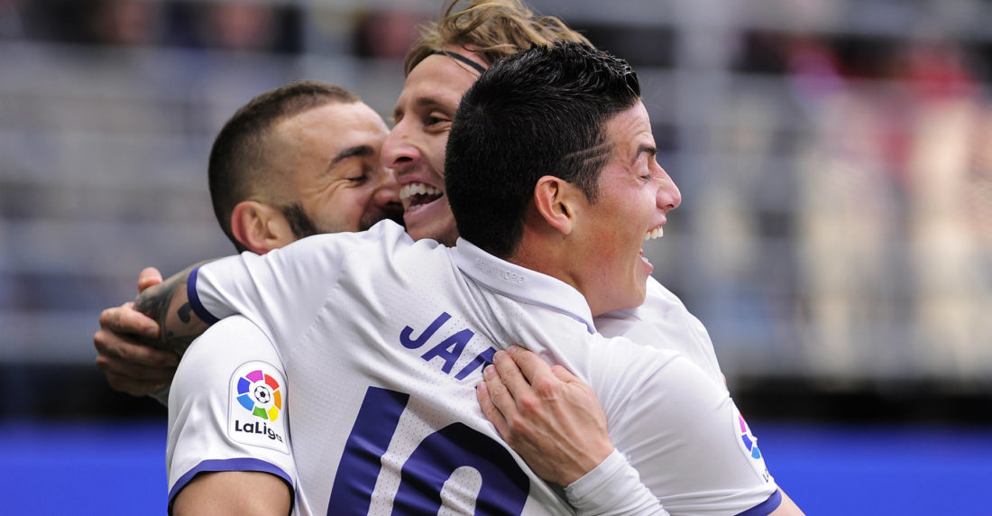 Benzema y James