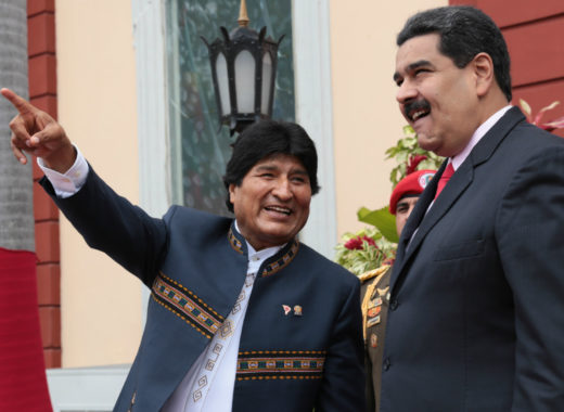 Maduro y Evo en Miraflores
