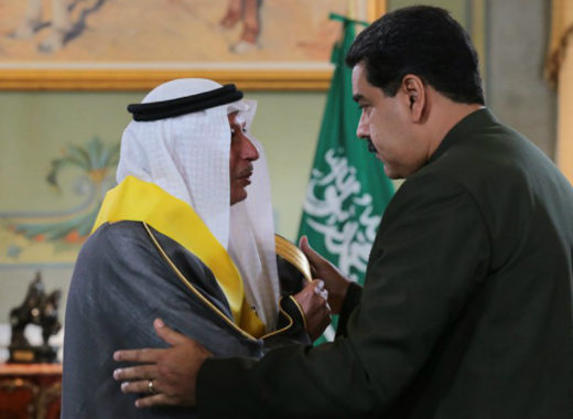 Maduro y embajador de Arabia Saudita