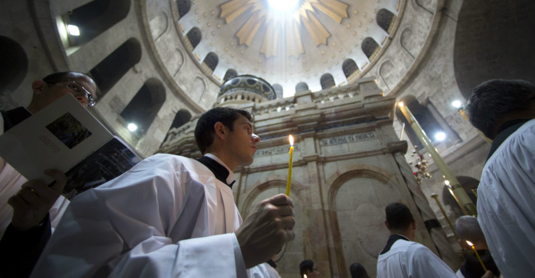 Misa de Pascua en Jerusalén