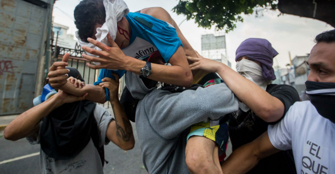 Protestas disturbios marchas
