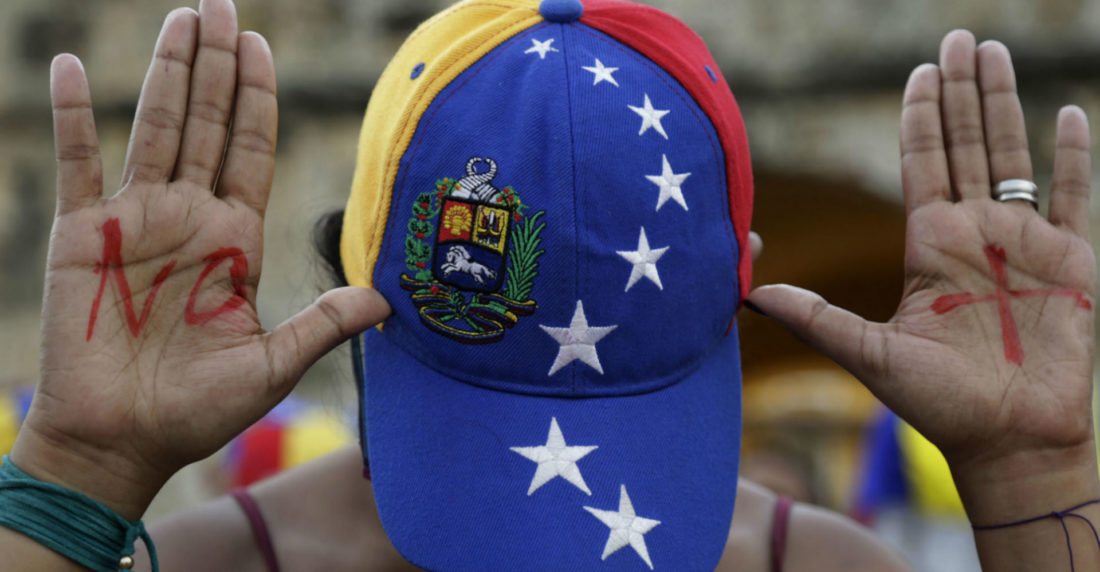 Venezolanos protesta
