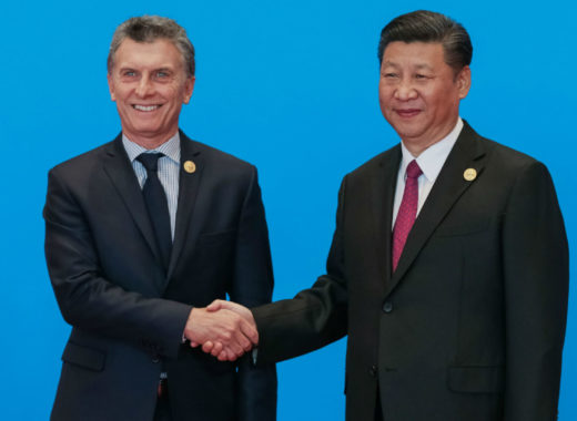 Mauricio Macri y Xi Jinping