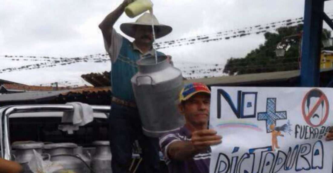 Plantón nacional Fedenaga venta de leche barata