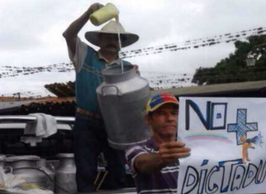Plantón nacional Fedenaga venta de leche barata