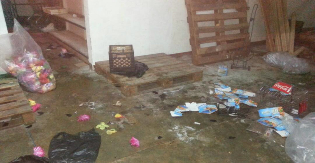 Saqueos en San Cristóbal