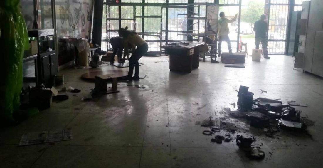 Local saqueado Táchira