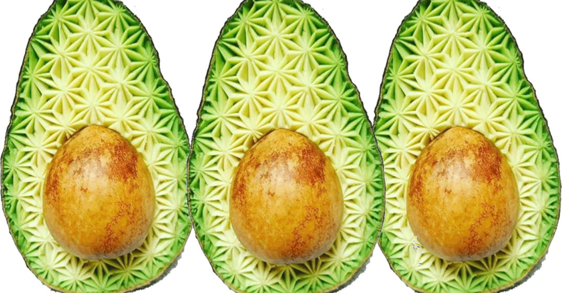 avocado carving