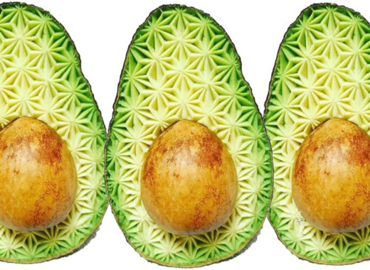 avocado carving