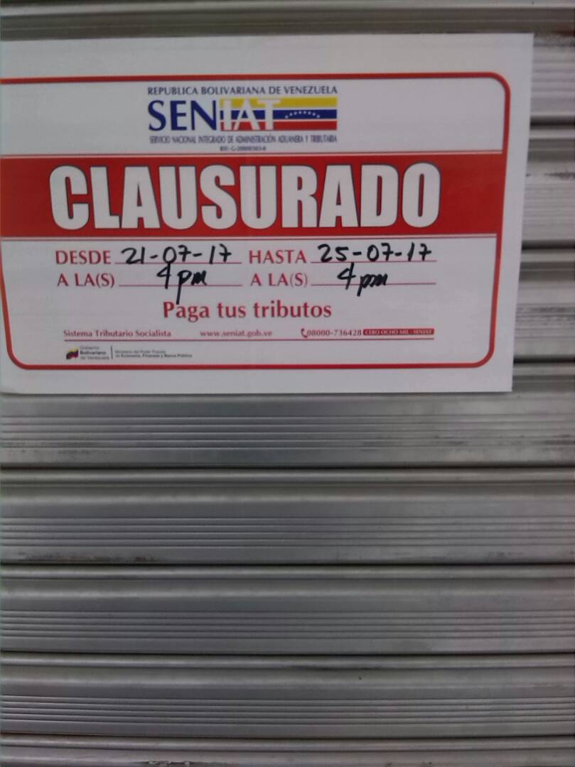 Cierre Seniat