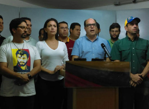 Julio Borges y políticos