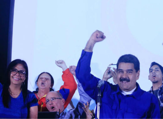 Maduro en Parque Central