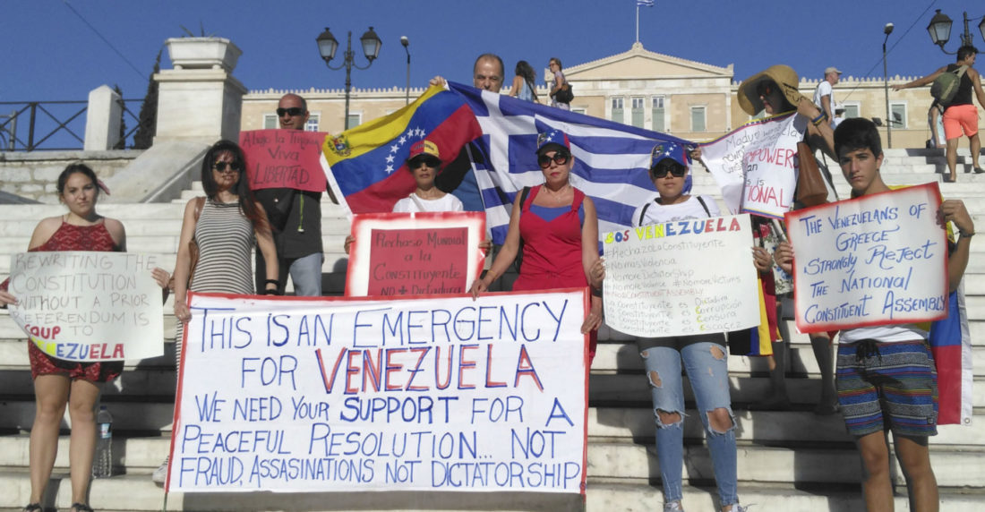 Protesta Atenas Constituyente