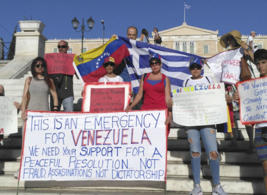 Protesta Atenas Constituyente