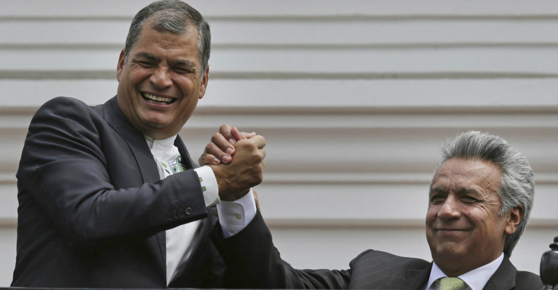 Rafael Correa y Lenin Moreno