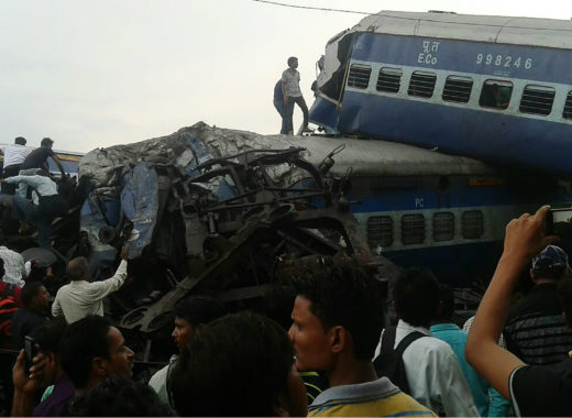 Accidente tren India