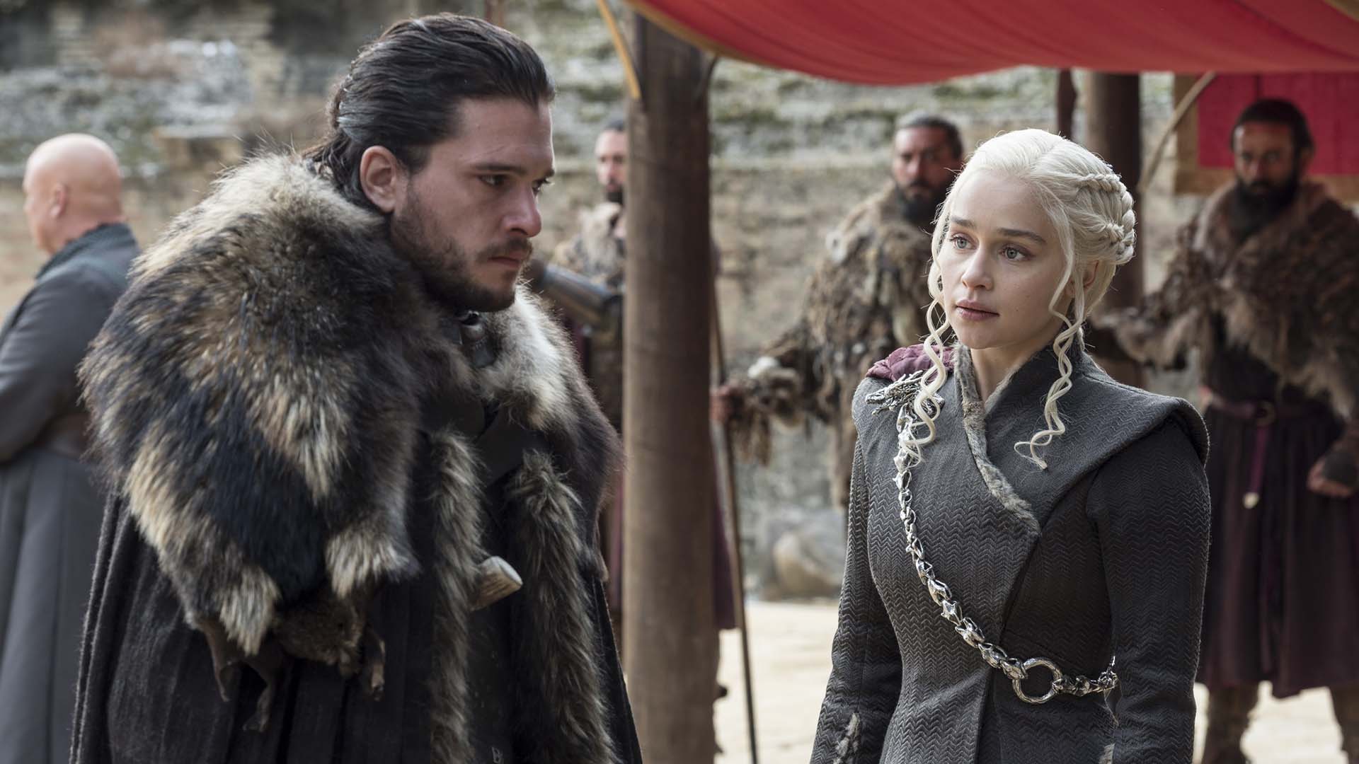 Daenerys-Jon-Dragonpit